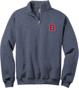 CT Bobcats NuBlend 1/4-Zip Cadet Collar Sweatshirt